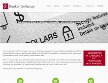 Tablet Screenshot of bankers1031.com